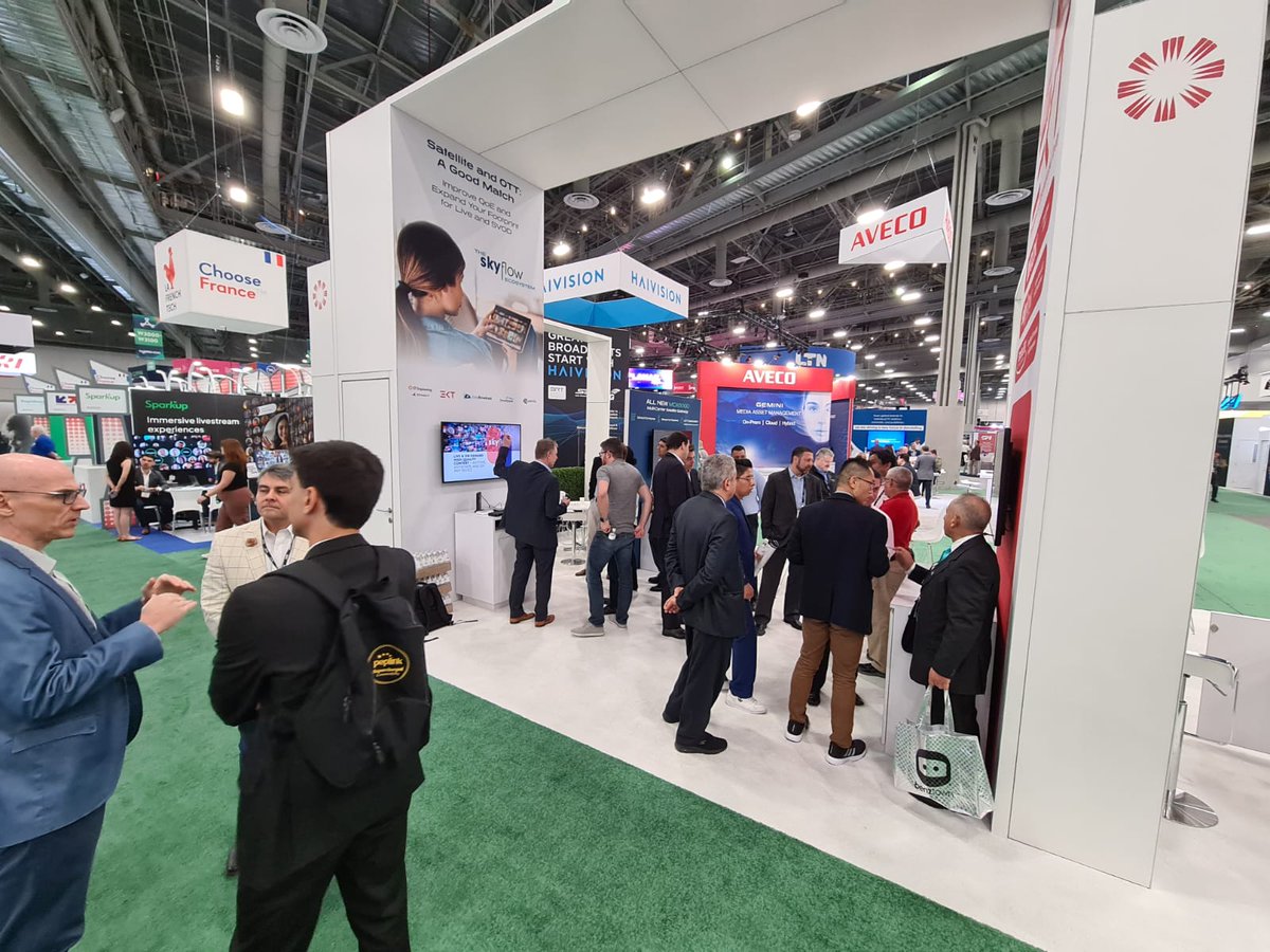 iDirect's tweet image. That&apos;s a wrap on #NABShow! 🎬

From award wins, to interviews, demos and everything in between, thank you to our friends and partners for joining us at #nabshow2023! See you next year, #Vegas!