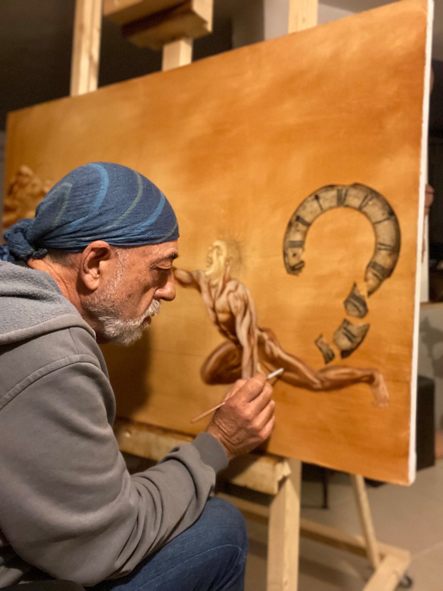 canuluer2's tweet photo. Today working on my new painting https://t.co/yokhpABMUc