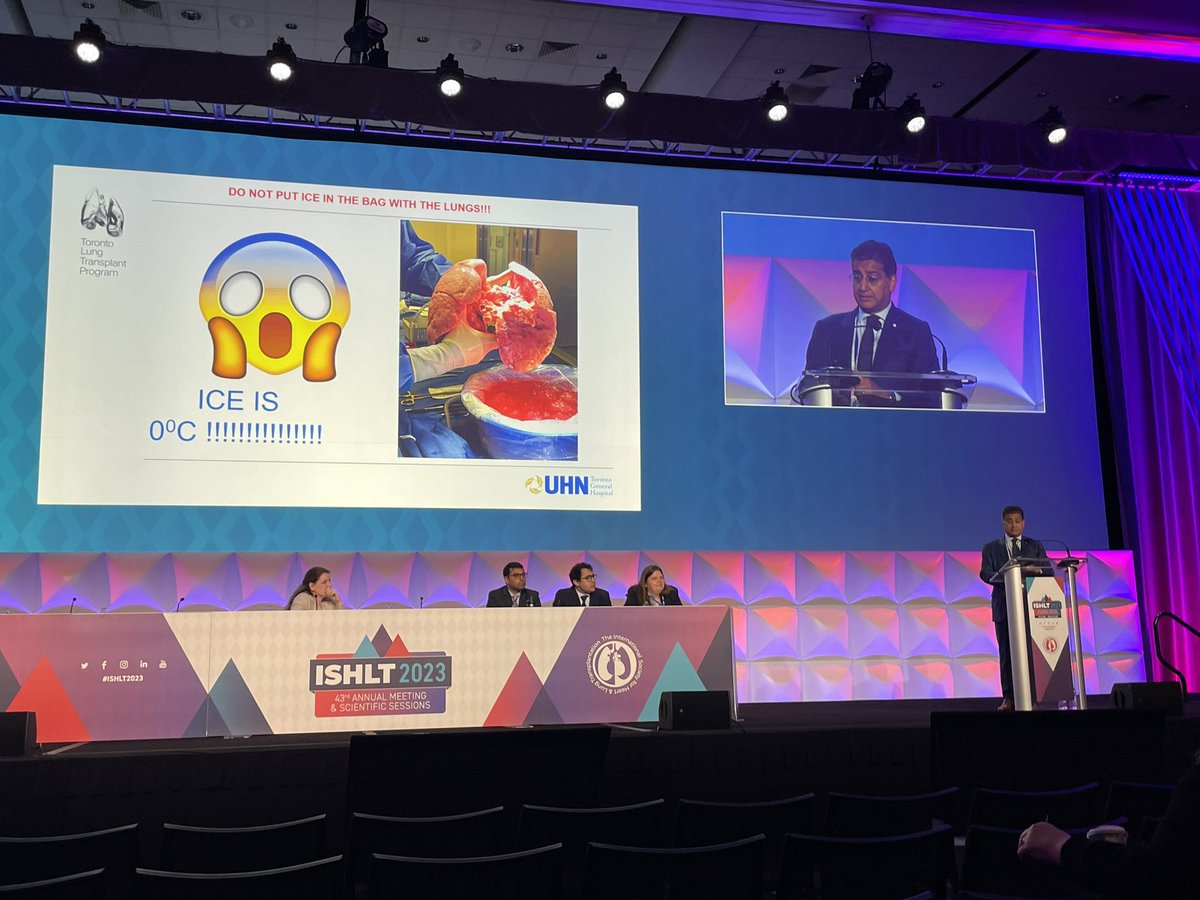 A Great Debate: How Would You Like Your Lung Cooked? Rare or Well Done? Lung preservation at 4C vs. 10C <a href="/SKeshavjee/">Shaf Keshavjee</a> <a href="/MarceloCypel/">Marcelo Cypel</a> #ISHLT2023