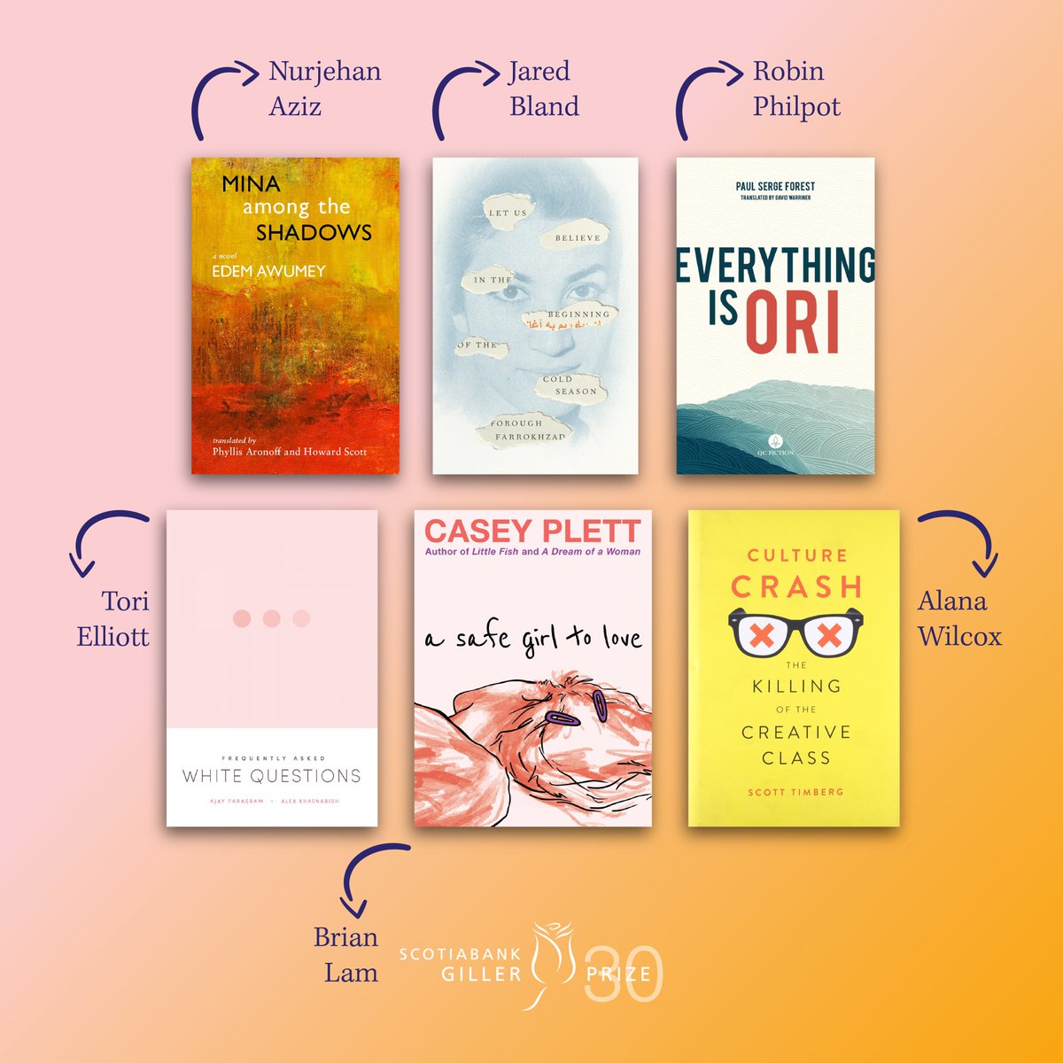 GillerPrize's tweet photo. Here are some #bookrecommendations from our last #GillerPowerPanel panelists! #TBR #bookrecos https://t.co/xkCHSZHdMO