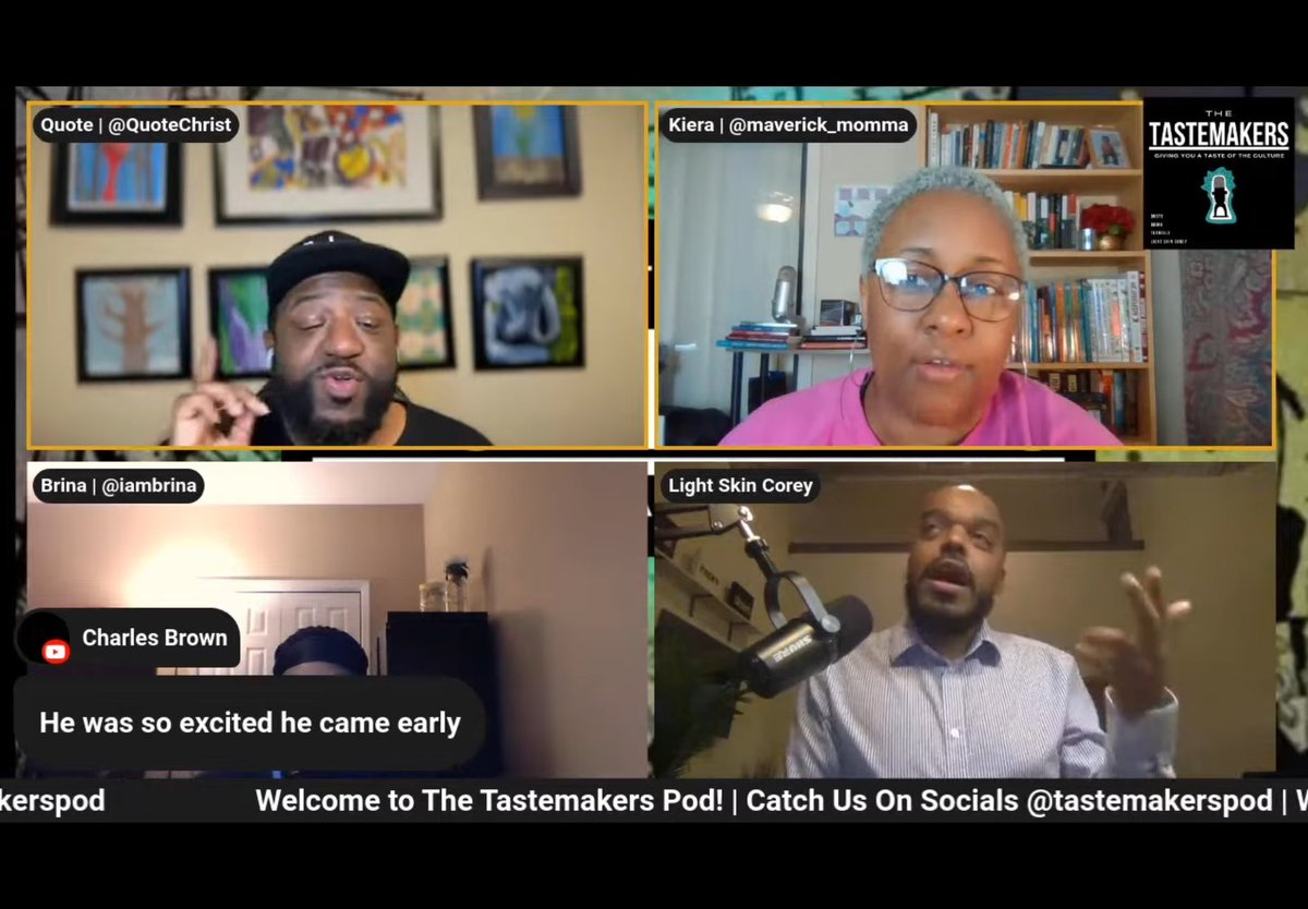 tastemakerspod's tweet photo. Live Comment of the Week on the Tastemakers Pod: a truly slick one by @est198x 

When talking about showing up early for a date 👀😂

More crazy comments on this weeks show https://t.co/OoQFKBKfUh https://t.co/Onyen1yKbw