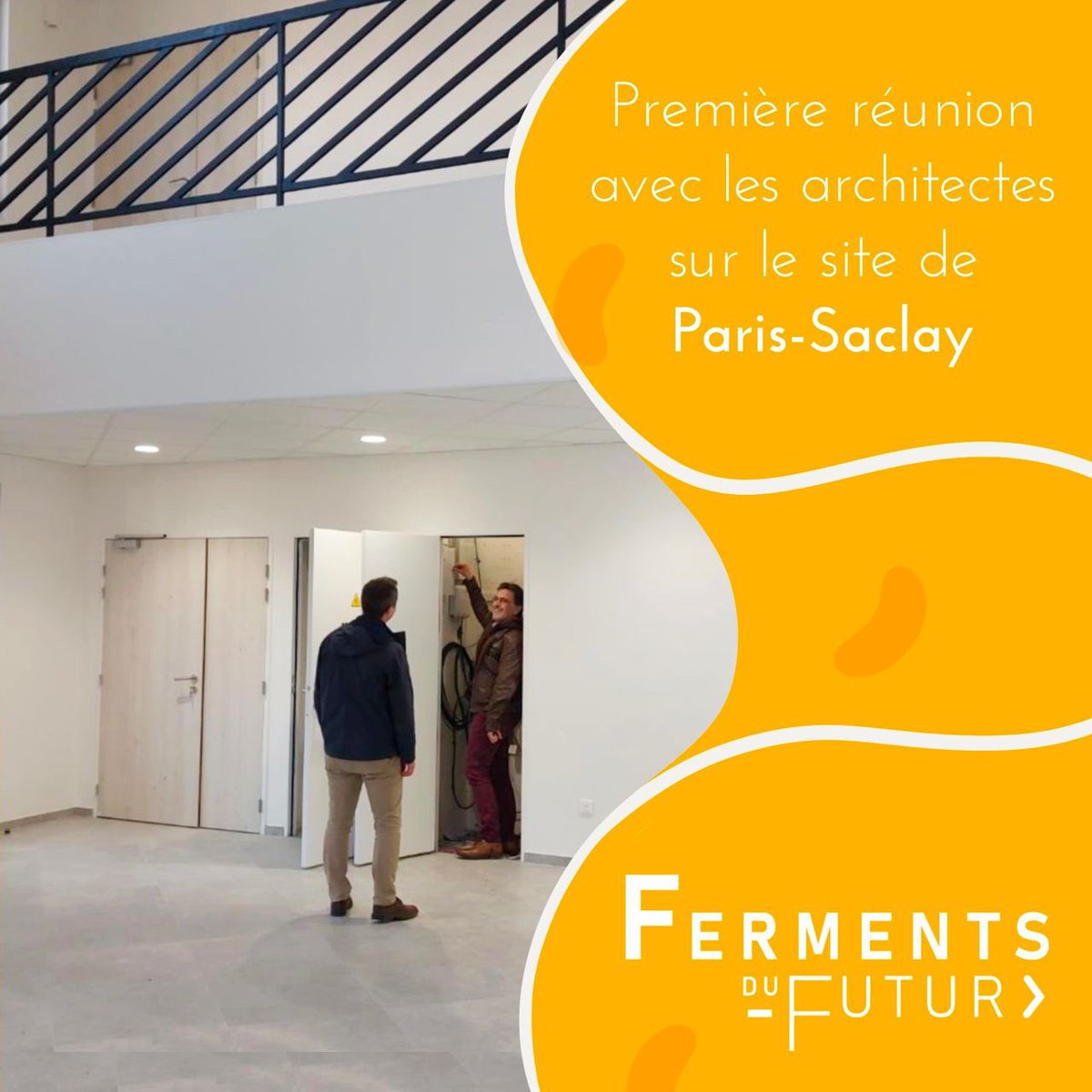 🚀 Aménagement Plateforme d’Innovation 🔧

🎯Au programme avec les architectes hier:

▶️ Découverte du bâtiment 
▶️ Discussions approfondies
▶️ Plans d’aménagement laboratoires &amp; bureaux 

🗓 Ouverture prévue début 2024

Hâte d'accueillir du monde !