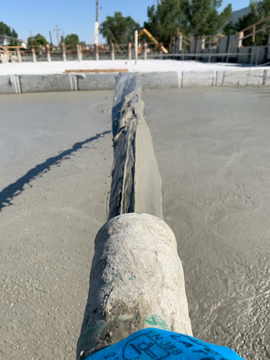 CellCreteCorp's tweet photo. POV of our crew member placing cellular concrete out of a 3” concrete hose. #PourItOn https://t.co/S1aL7sfP4I