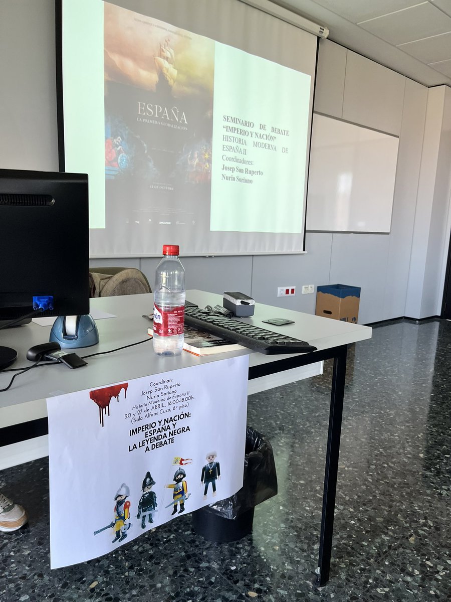 projectesaps's tweet photo. En el marco de la asignatura de Historia de España II (B) hemos tenido el seminario "Imperio y nación. España y la Leyenda Negra a debate", con un interesante coloquio sobre los problemas de la historia de España https://t.co/uAf5EAtX2V