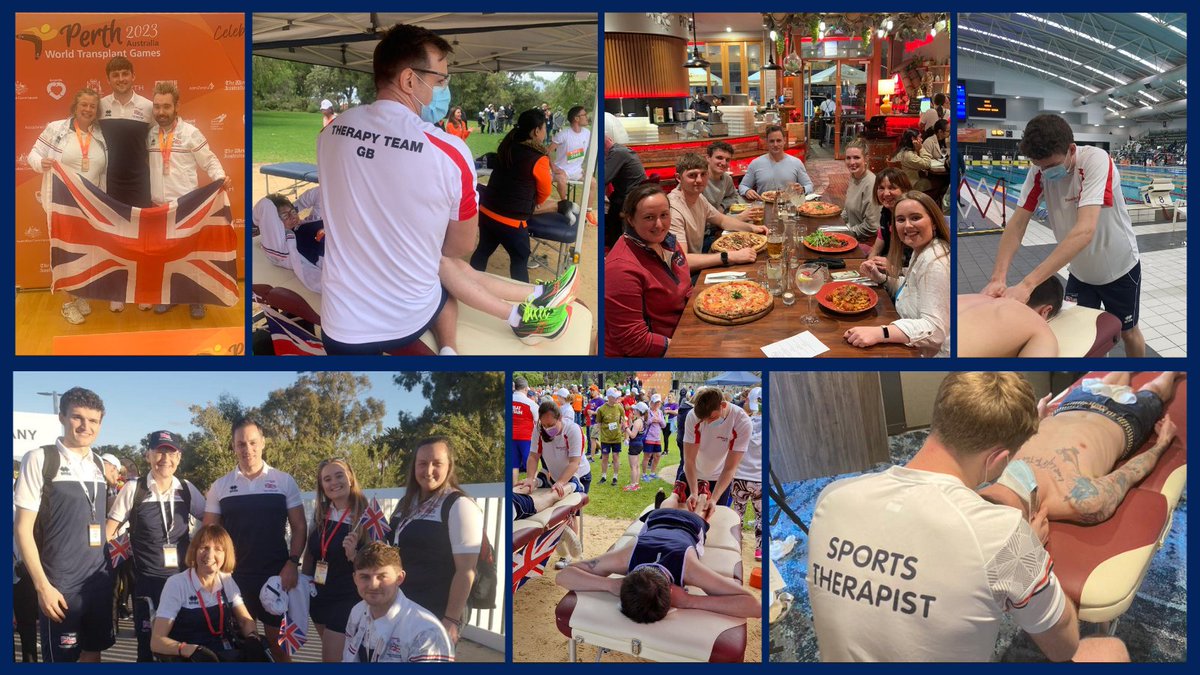 TheSSTofficial's tweet photo. A brief glimpse into life at the #WorldTransplantGames for the @GBTxTeam Therapy Team which includes team co-leads @Semms54 @Thomas_Hames, #SST Members Paddy, Louise and Harry, and psychologist @DrRebeccaButler 

#inspirational @donatelifeUK @WTGF1 https://t.co/CXimROZ6xo