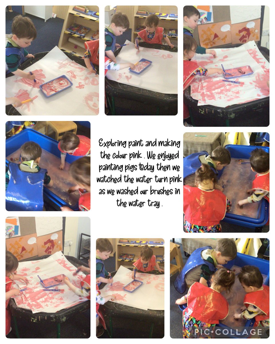 A busy painting afternoon in Pre nursery, what superstars we have . #expressivearts #earlyyears @RainbowEduMAT @Shoreside1234 @MrPowerREMAT @MissKnipeREMAT