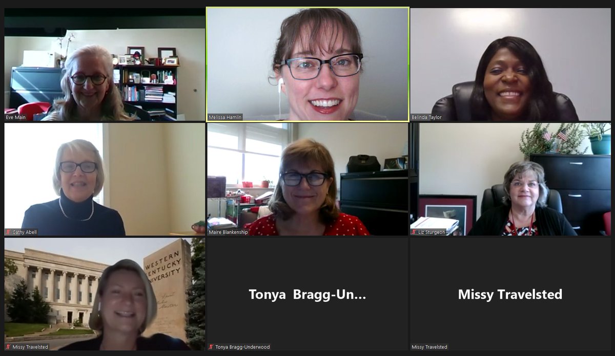 Congratulations to Belinda Taylor who virtually completed her Doctor of Nursing Practice (DNP) project presentation, Sexual Expression of Adults in Long-term Care: Knowledge of Nursing Staff.
<a href="/CHHS_WKU/">chhs_wku</a> <a href="/WKUGradSchool/">WKU Graduate Studies</a> <a href="/wku/">Western Kentucky University</a>