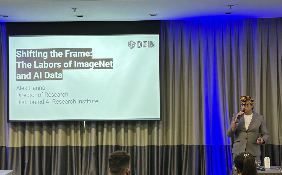 CSVConference's tweet image. Our final keynote of csv,conf,v7 is @alexhanna from @DAIRInstitute #commallama #csvconf