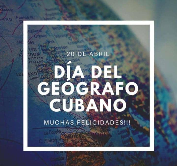 cimaccamaguey's tweet photo. Muchísimas felicidades a los geógrafos en el Día del Geógrafo Cubano.
#Abril20 #geografía https://t.co/UfK1Ndylmh