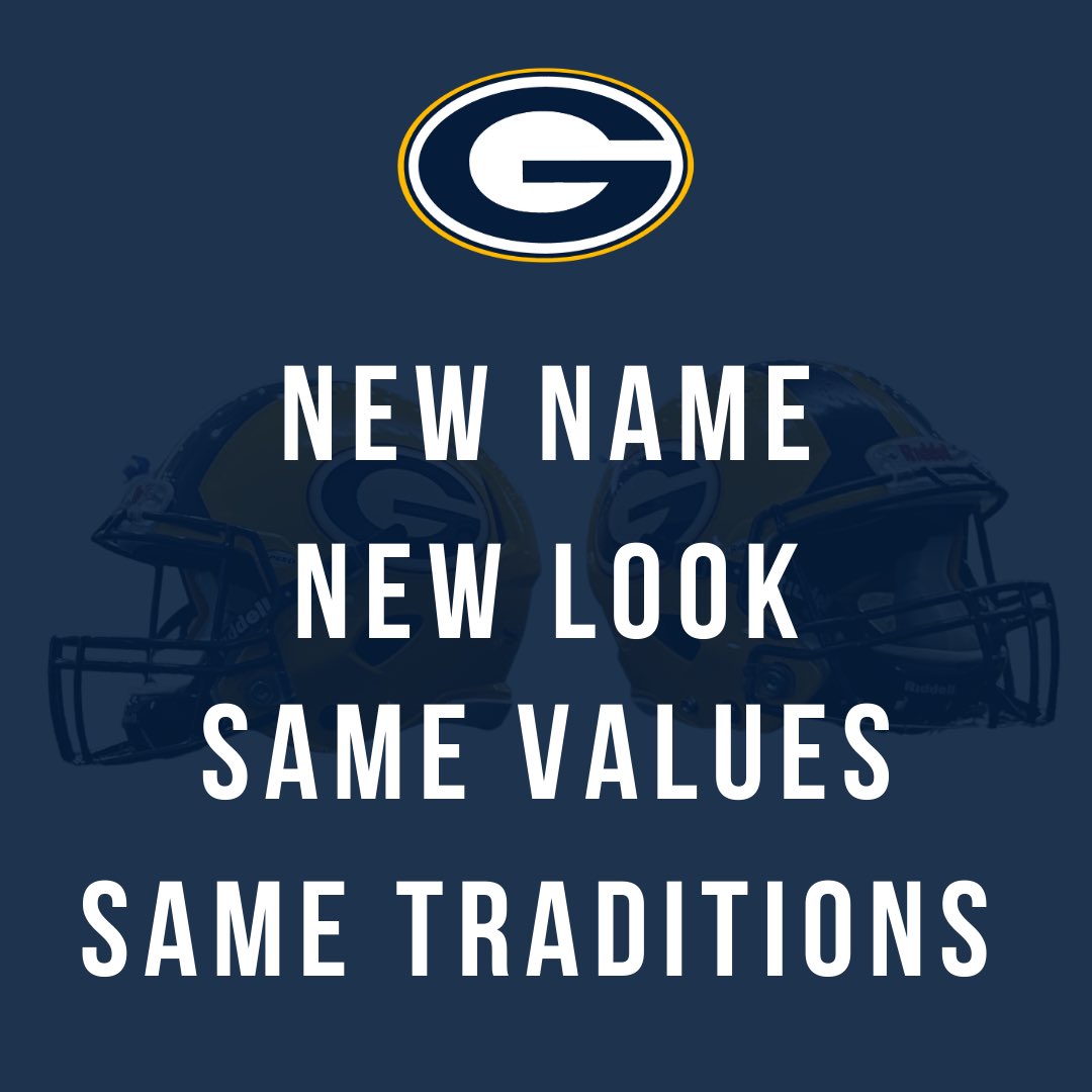 GrensFootball's tweet photo. Officially completing the transition to our new brand identity! Make sure you update your bookmarks. https://t.co/hhwnkre1E8