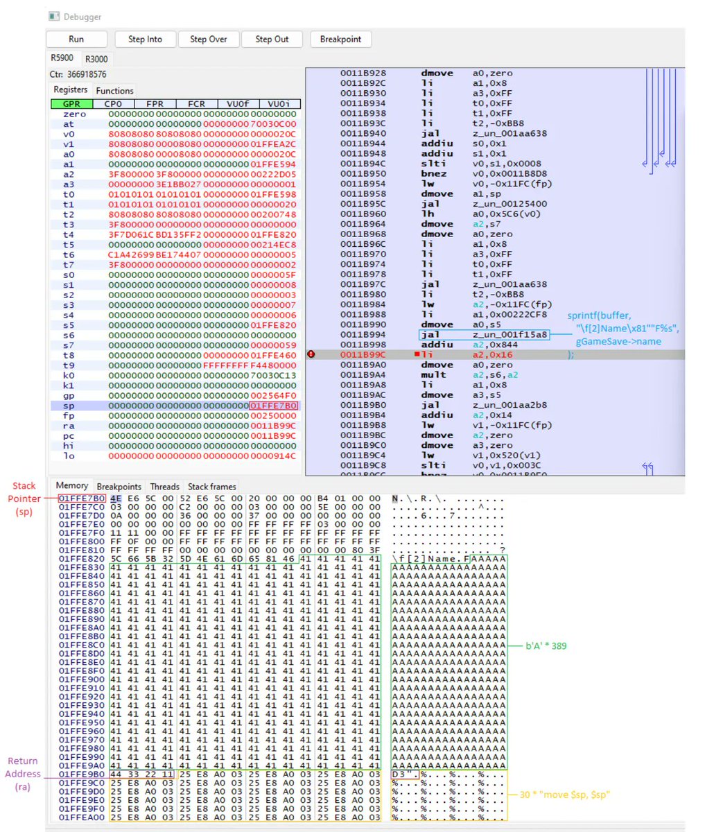0xor0ne's tweet photo. Great series by @_mccaulay on mast1c0re exploit for PlayStation 4 and PlayStation 5

Intro: https://t.co/ePMnYn0Y80
Part 1: https://t.co/BD5Rmk66hm
Part 2: https://t.co/0GPd91m0j6
Part 3: https://t.co/fm9CWSwqyk

#playstation https://t.co/sab8hp0hWL