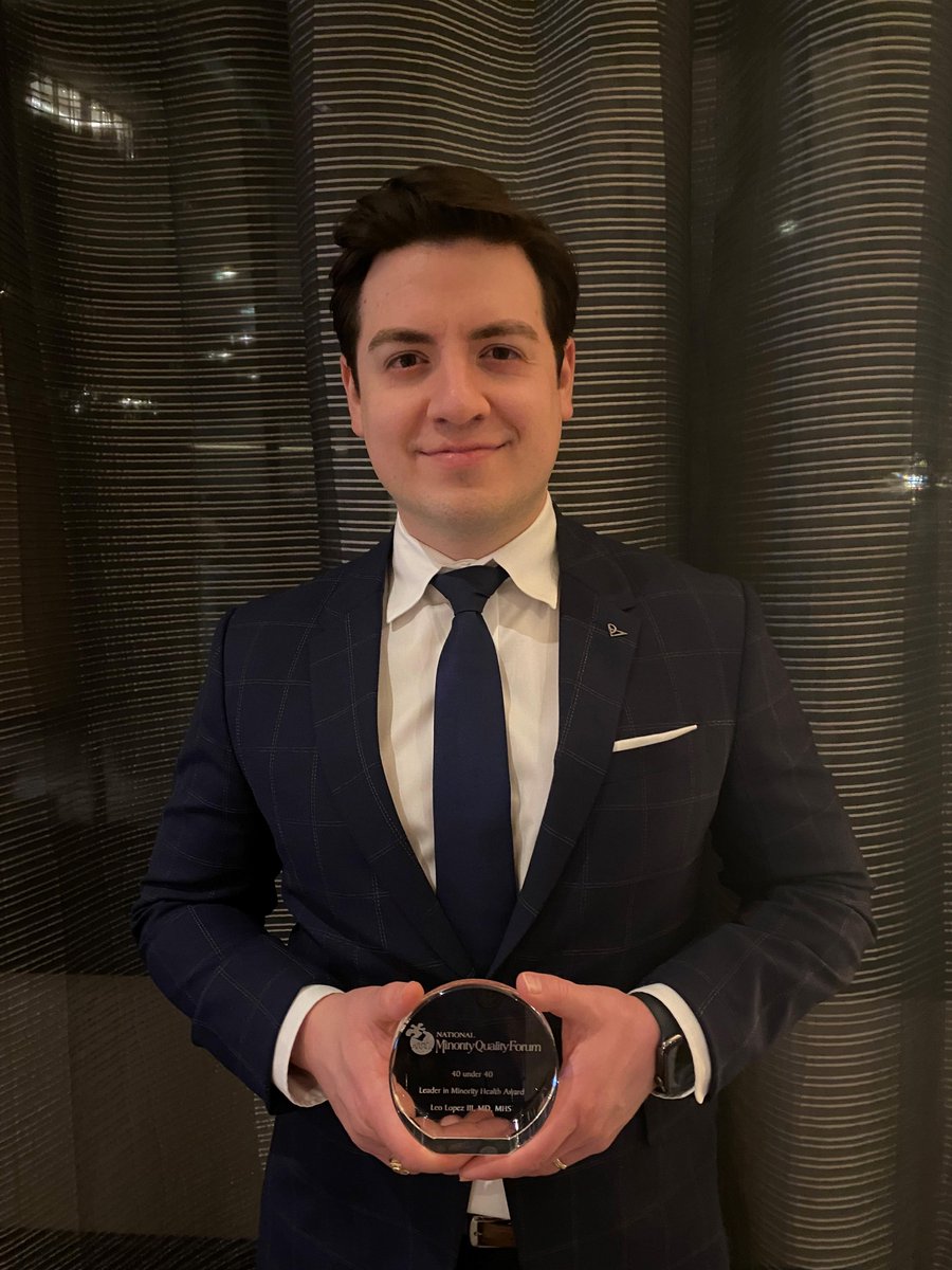 UnivHealthSA's tweet photo. Congratulations to Dr. Leo López, III, MHS, Medical Director for our Institute for Public Health and School-based health as well as a primary care physician with University Medicine Associates, for receiving the 2023 @NMQF 40 Under 40 Leaders in Minority Health award! 👏 https://t.co/weG9pRlWDg