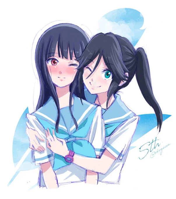 5周年ですって!#リズと青い鳥#鎧塚みぞれ #傘木のぞみ 