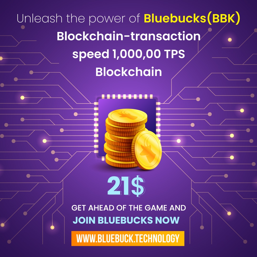 BluebuckCoins's tweet photo. Don't wait for the future to come to you. Invest in Bluebucks blockchain technology Pre-sale get get your BBK coin today
Join the Pre-sale on https://t.co/qC10LB7ULD
#Bluebucks #cryptocurrency #cryptoinvestor #openseanft #blockchaintechnology #cryptotrading #coinmarketcap https://t.co/j6fY1shFLK