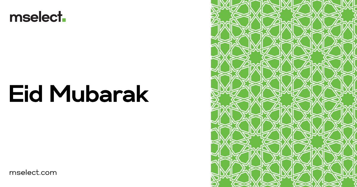 mselectonline's tweet photo. Eid Mubarak from all of us at mselect! May this special celebration bring you and your loved ones peace, joy, and blessings.
#mselect #eid #mubarak https://t.co/kvqMVIMUdC