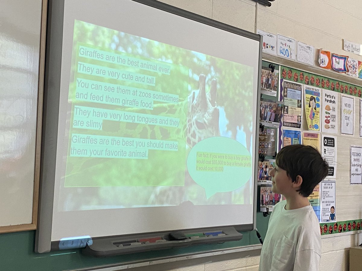 MrsSternberg's tweet image. AUTHOR’S PIE~~~ presentation day! Students presented their author’s purpose writing to classmates today. Very proud to say these are my “KIDS” Awesome writing!!! @MelridgeElem  #ELAclass