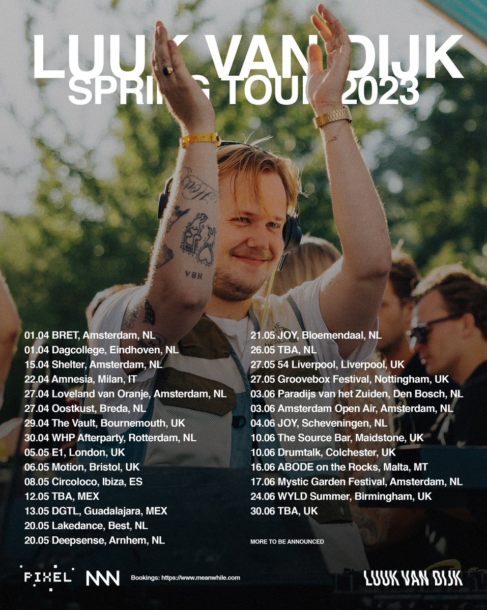 Luuk van Dijk (@luukvandijkdj) on Twitter photo Spring is here ๐ทโ๏ธ
Where the party at? ๐บ Spring is here ๐ทโ๏ธ
Where the party at? ๐บ