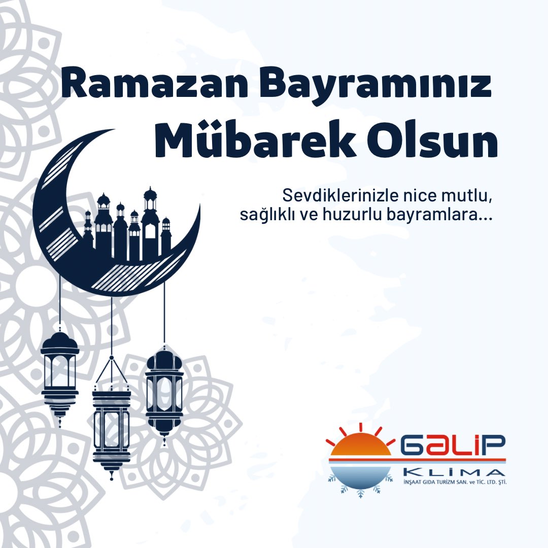 Sevdiklerinizle bir arada, sağlık, huzur ve mutluluk dolu nice bayramlar yaşamanız dileği ile, mutlu bayramlar.

#mitsubishielectricklima #iyibayramlar #ramazan #huzur #sağlık