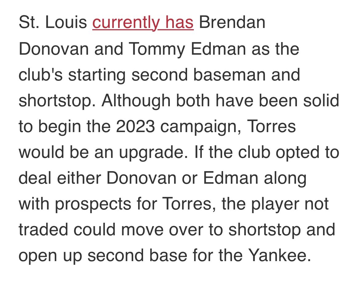 QuinnSTLCards's tweet photo. Nolan Gorman is not mentioned even once in this article. https://t.co/4LNgNCBOFs