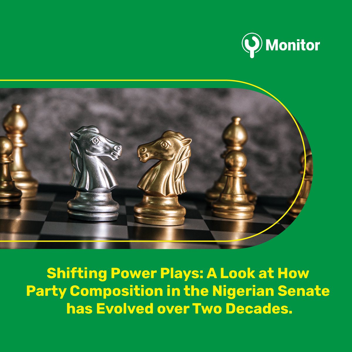 ymonitorng's tweet photo. There's no denying that the Nigerian Senate has undergone some major changes over the past two decades.
In our latest analysis, we break down the data and take a closer look at how party composition has evolved over the years. 🤓💡
#YMonitor
#YMonitorSpotlight https://t.co/gWkXtccjU6