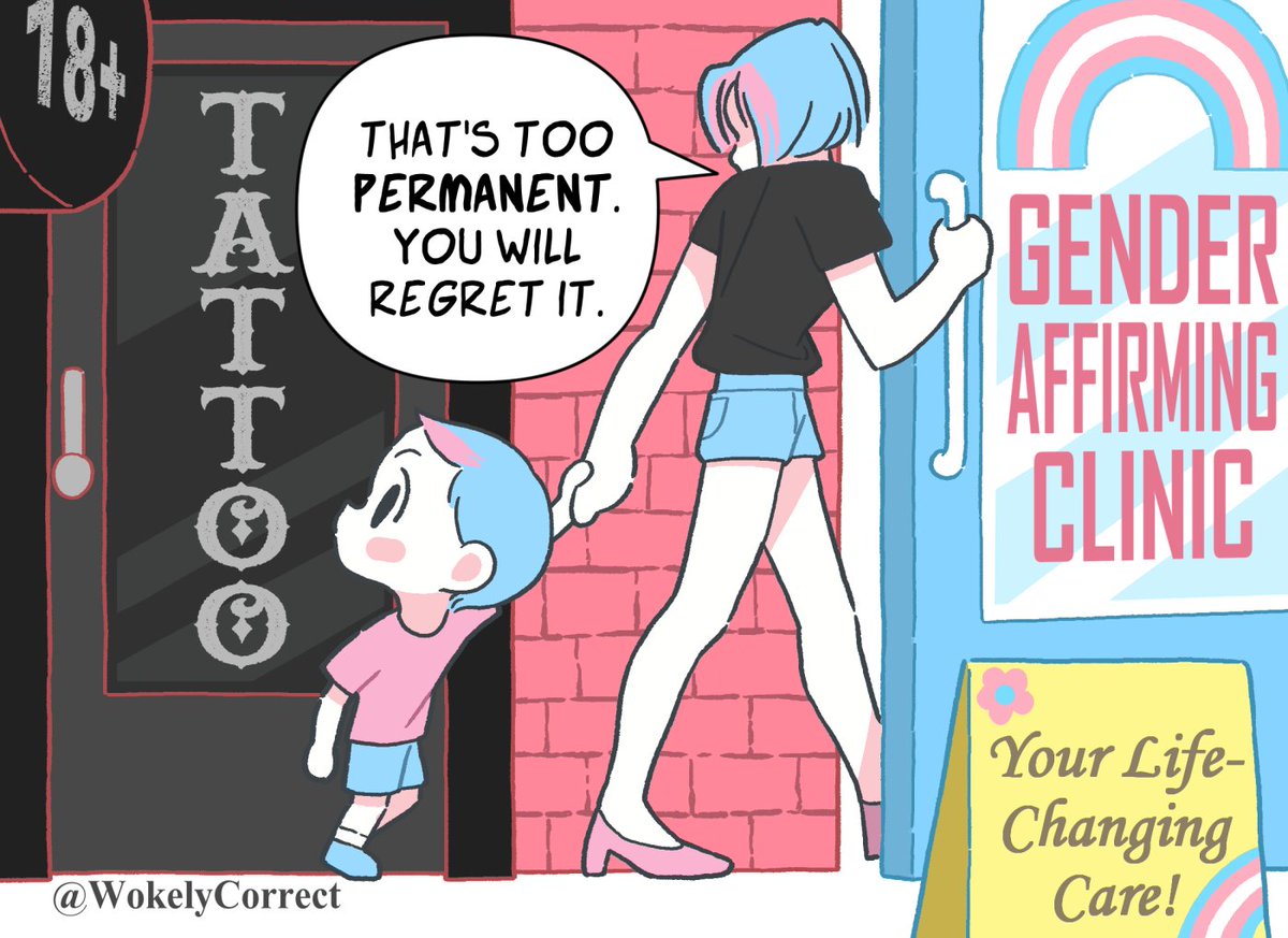 LeftismForU's tweet photo. Gender affirming care
✍️: @WokelyCorrect https://t.co/8BrZcaoO7F