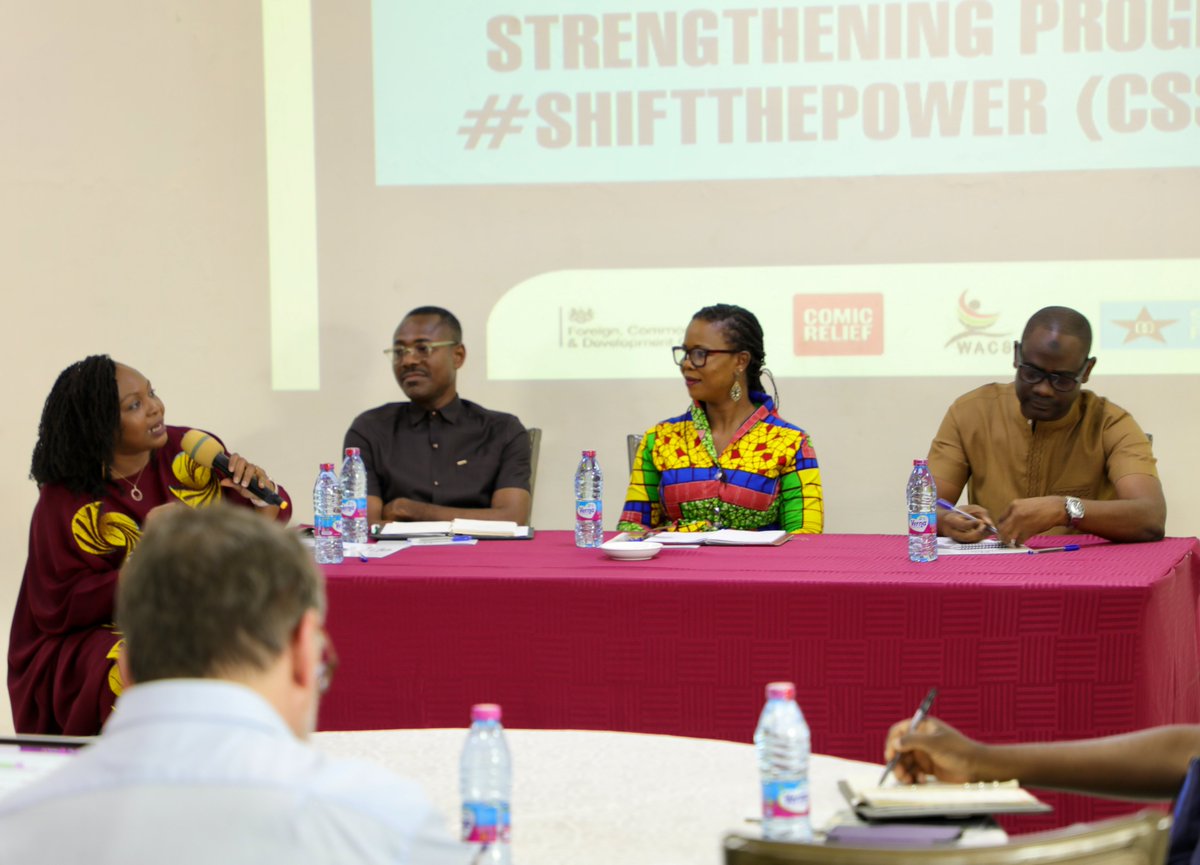 wacsi's tweet image. #ShiftThePower #simplified.
Our Director, @NAfadzinu  breaks down the #ShiftThePower concept into 15 words.

“#ShiftThePower means that all of us have #power but we have to balance that power,” she said in a panel discussion at the forum for the launch of the #CSSP-StP in Accra.