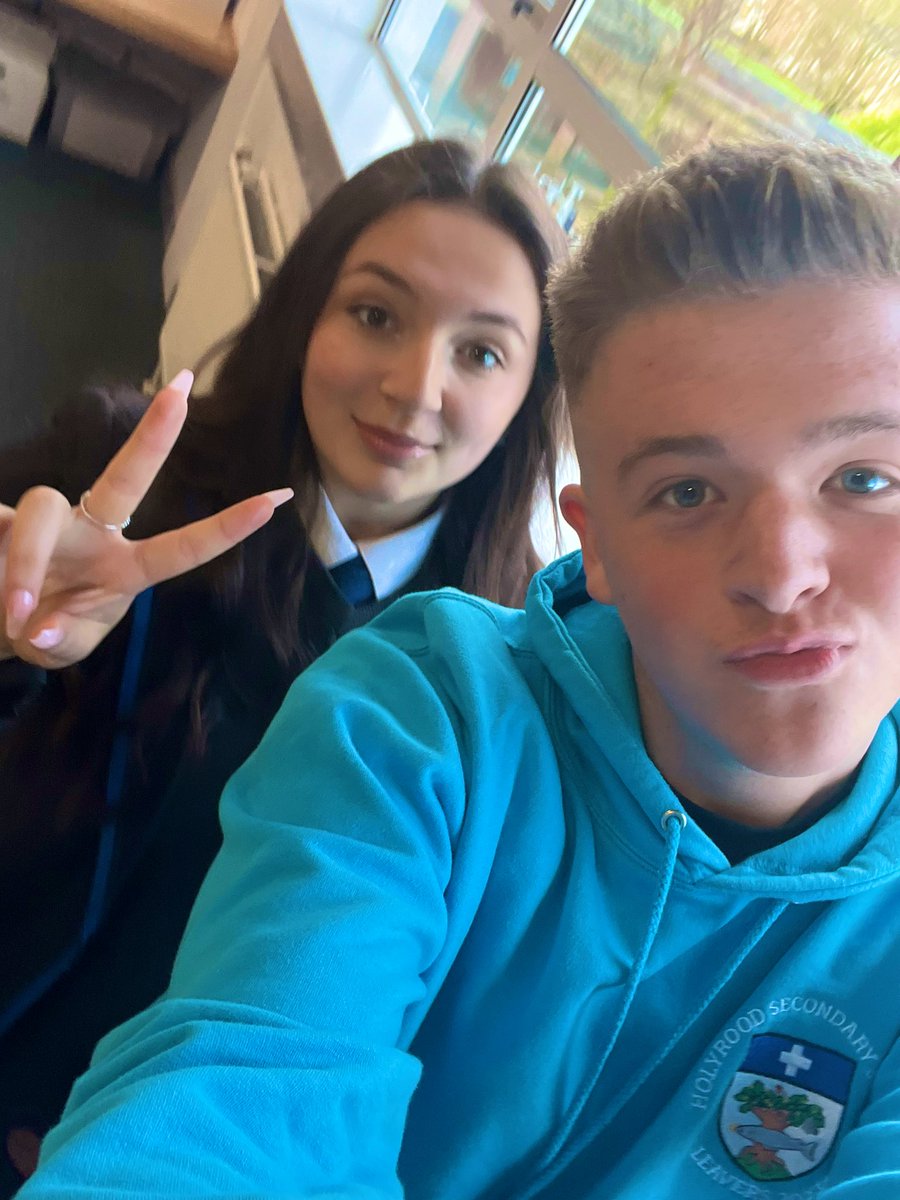 mrs_hernon's tweet image. Let this be a lesson @cameronTod4 - steal my phone &amp;amp; I’ll post yer selfie! @HolyroodSec #Classof2023 #leavers #troutpout 🫢📸✌🏼