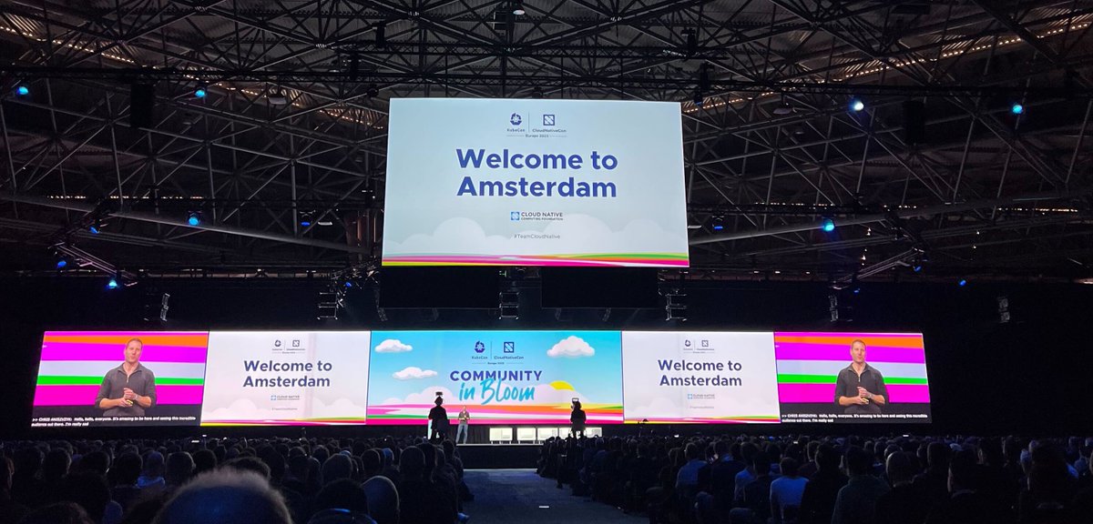 TenableSecurity's tweet photo. We’re at #KubeCon + #CloudNativeCon EMEA in Amsterdam talking about Tenable #CloudSecurity! Did you know Tenable now maintains #Terrascan? Let’s chat about it at booth #S60. @KubeCon_ https://t.co/jpIorFLzld