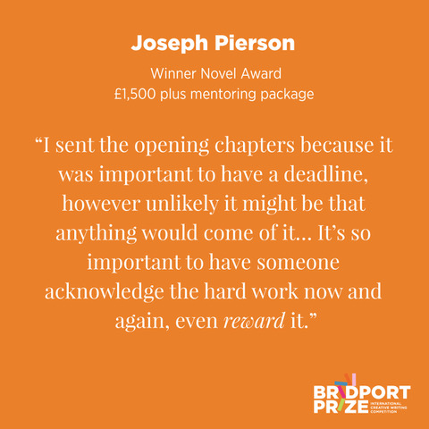 Whether it's a fresh novel idea or one that's been lurking in the back of your mind for years, send it our way by 31 May! bridportprize.org.uk @JosephPierson11 
#WritingCompetition #Novel #WritingANovel