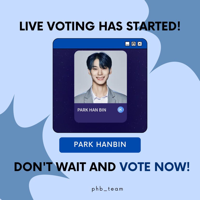 phb_team's tweet photo. BINNADANS!

LIVE VOTING HAS STARTED! DONT WAIT AND VOTE FOR HANBIN https://t.co/opjgqdUy3b