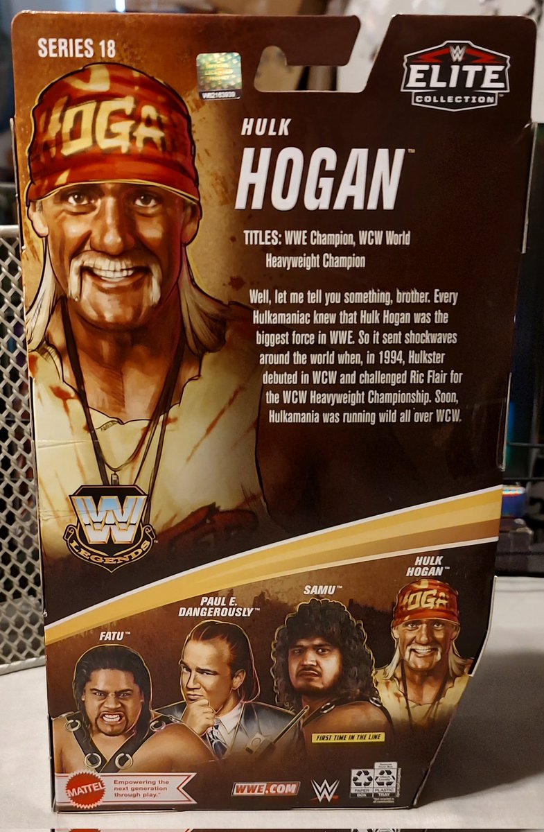 MeanDean1017's tweet photo. This is my era Hogan, stoked to add it to my collection. #hoganknowsbest #hulkster #elitelegends #wwelegends #wwe #wwemattel #figlife #majorpod https://t.co/5h8fU9Plad