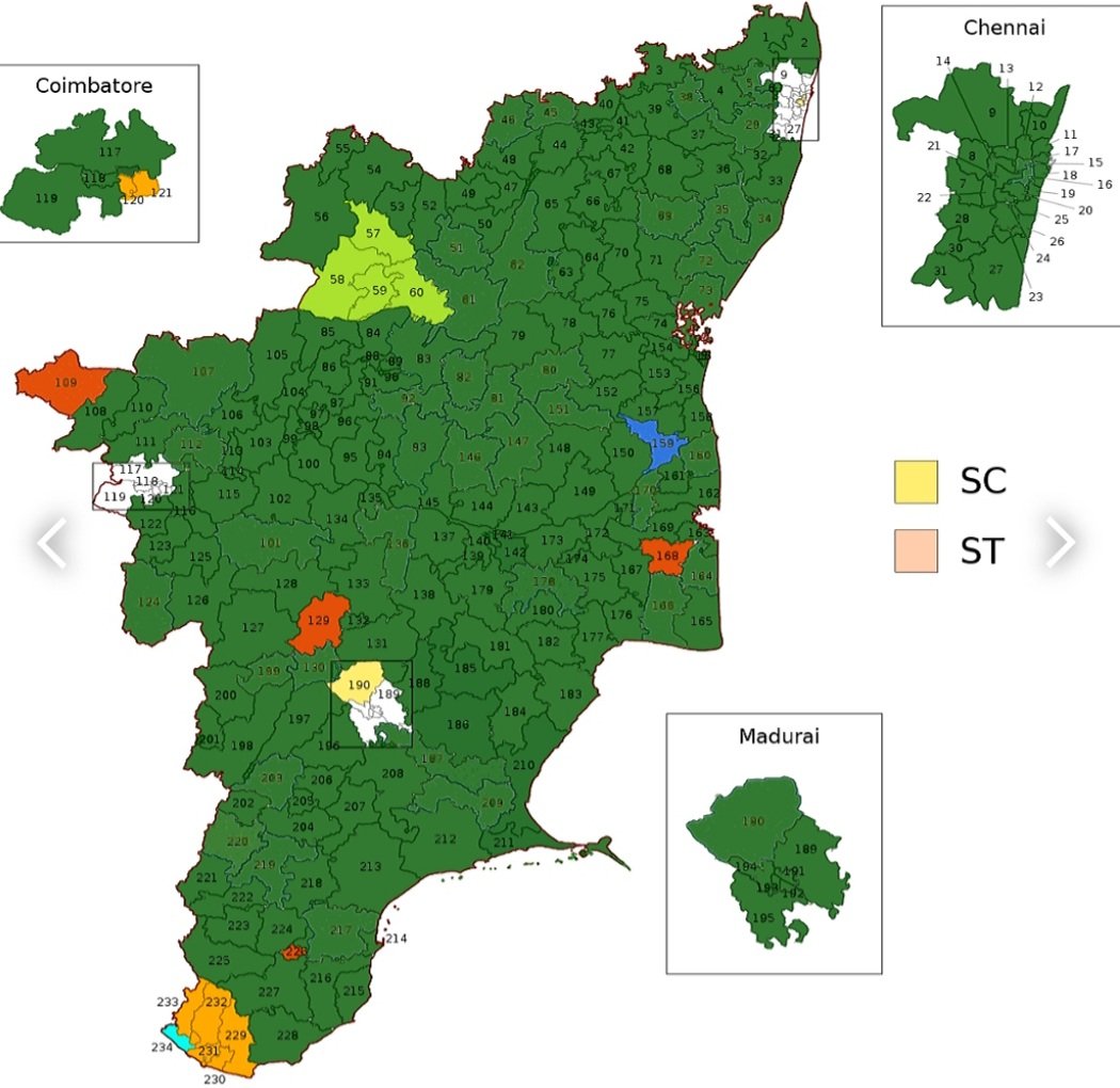 2014 PARLIAMENT A.C WISE LEAD MAP-TAMIL NADU.

AIADMK-217

NDA-11
BJP-7
PMK-4

DMK+-5
DMK-4
VCK-1

OTH.-1
INC-1