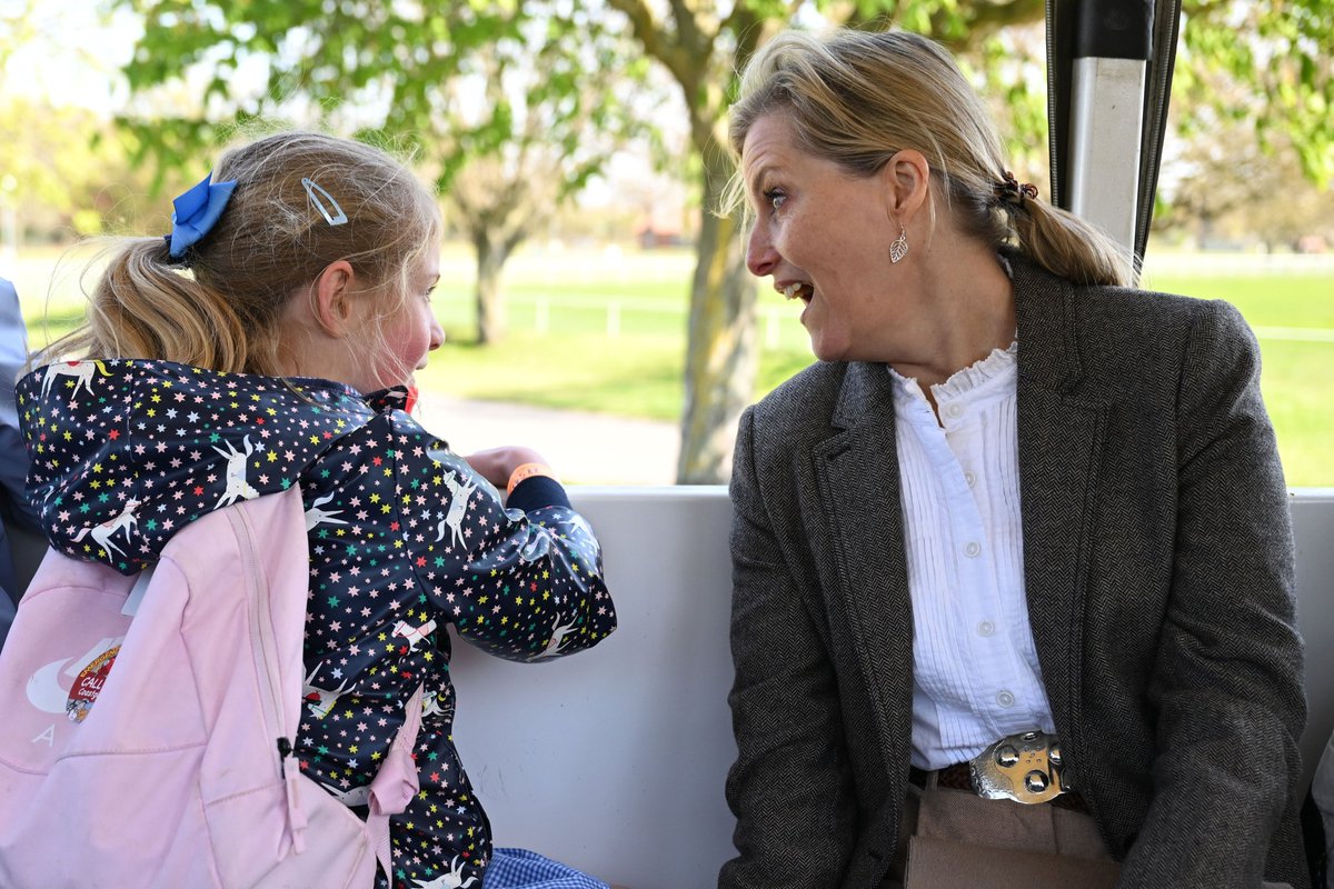 Sophie Duchess of Edinburgh visits Trinity Park Suffolk for the School Farm and Country Fair #DuchessofEdinburgh #Royal #Royalfamily #Suffolk