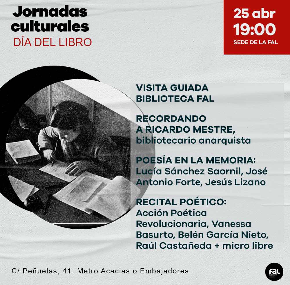 FAnselmoLorenzo's tweet photo. AGENDA | 25 de abril: Día del Libro en la FAL 2023 https://t.co/c7ILSYZeod https://t.co/xaJZYrkJV7