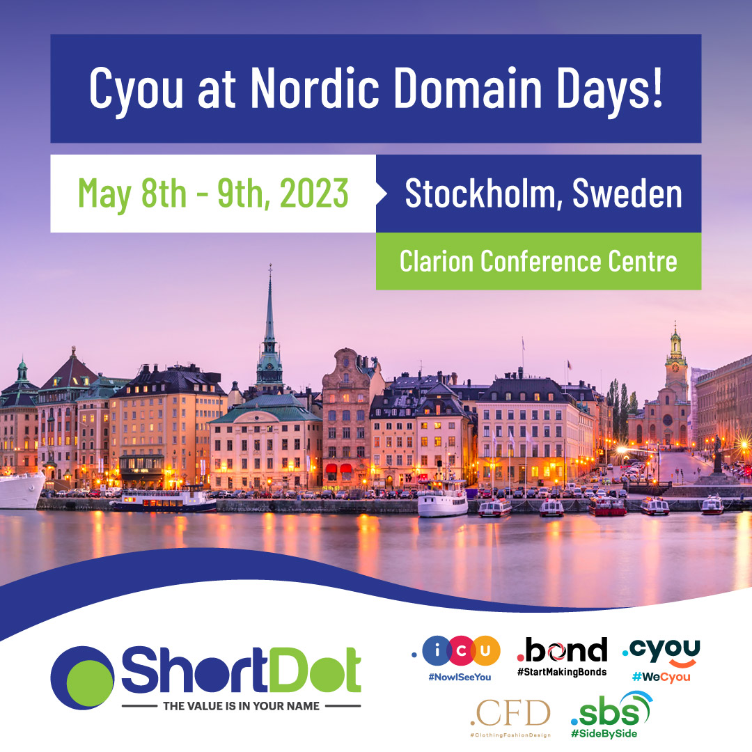 ShortDotDomains's tweet image. Join us in Stockholm for @nordicdomain on May 8th - 9th at the Clarion Conference Centre! 

We look forward to networking with our friends and gaining valuable insights from industry leaders. 

We can&apos;t wait to Cyou there!

#NordicDomainDays #DomainEvent #ShortDotDomains