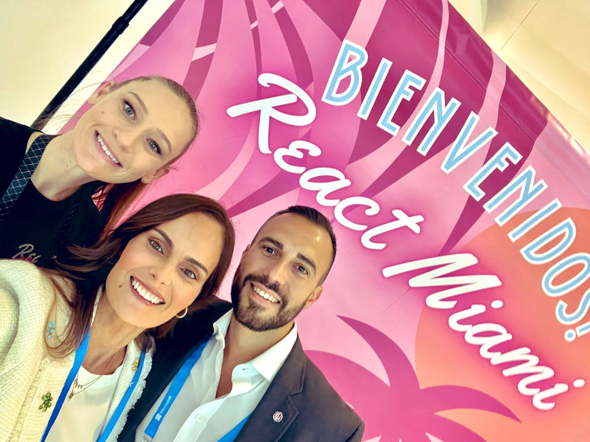 melmedina305's tweet image. Teamwork makes dream work @ReactMiamiConf + @eMergeAmericas 🤝🔥💫🫶#MiamiTech #LFG