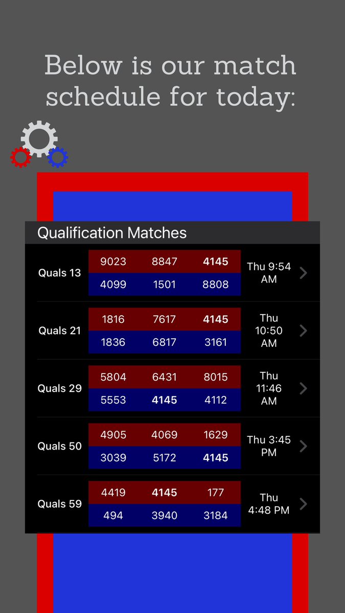 Hello WorBots friends and family! Today we have 5 matches, and we’re playing in the newton division. Here is the link to watch from anywhere twitch.tv/firstinspires_…. Good luck WorBots!

#robotsareback
#FIRSTChamp #makeitloud