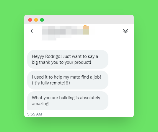 Found Job DM