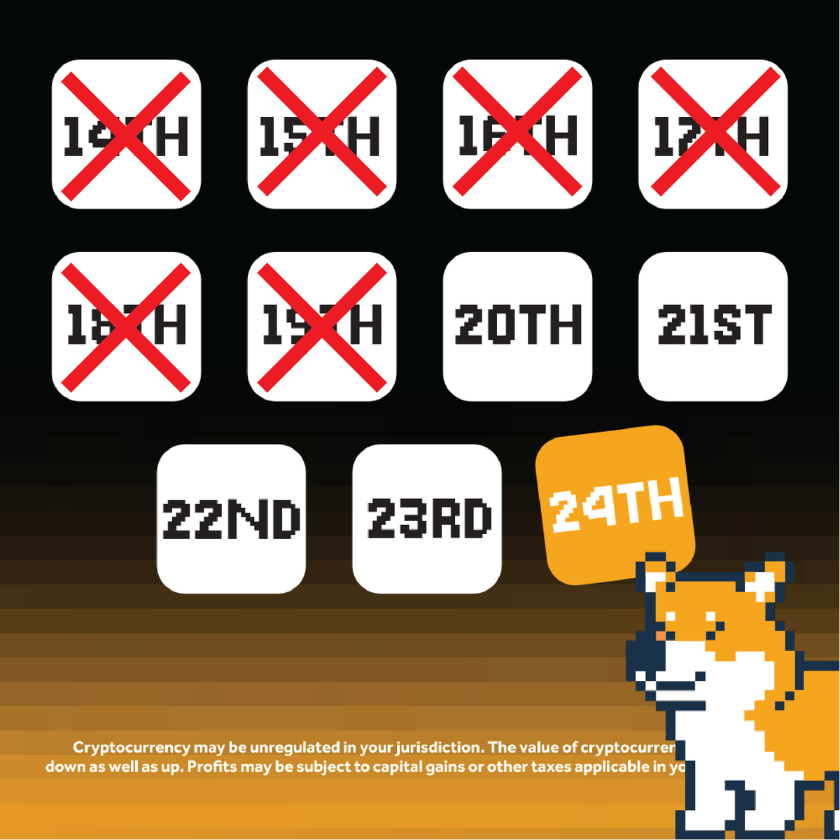 Tamadogecoin's tweet photo. π New Listing Alert #TamadogeArmy
Forget about #Babydoge; Tama is taking over!
In just 4 days, we will begin announcing multiple tier 1 listings, with the first announcement being made on the 24th π₯
Don't miss out! ππ
#TAMADOGE #DogeDay #memecoin #ArbFlokiAI https://t.co/V3MdFiuaMo
