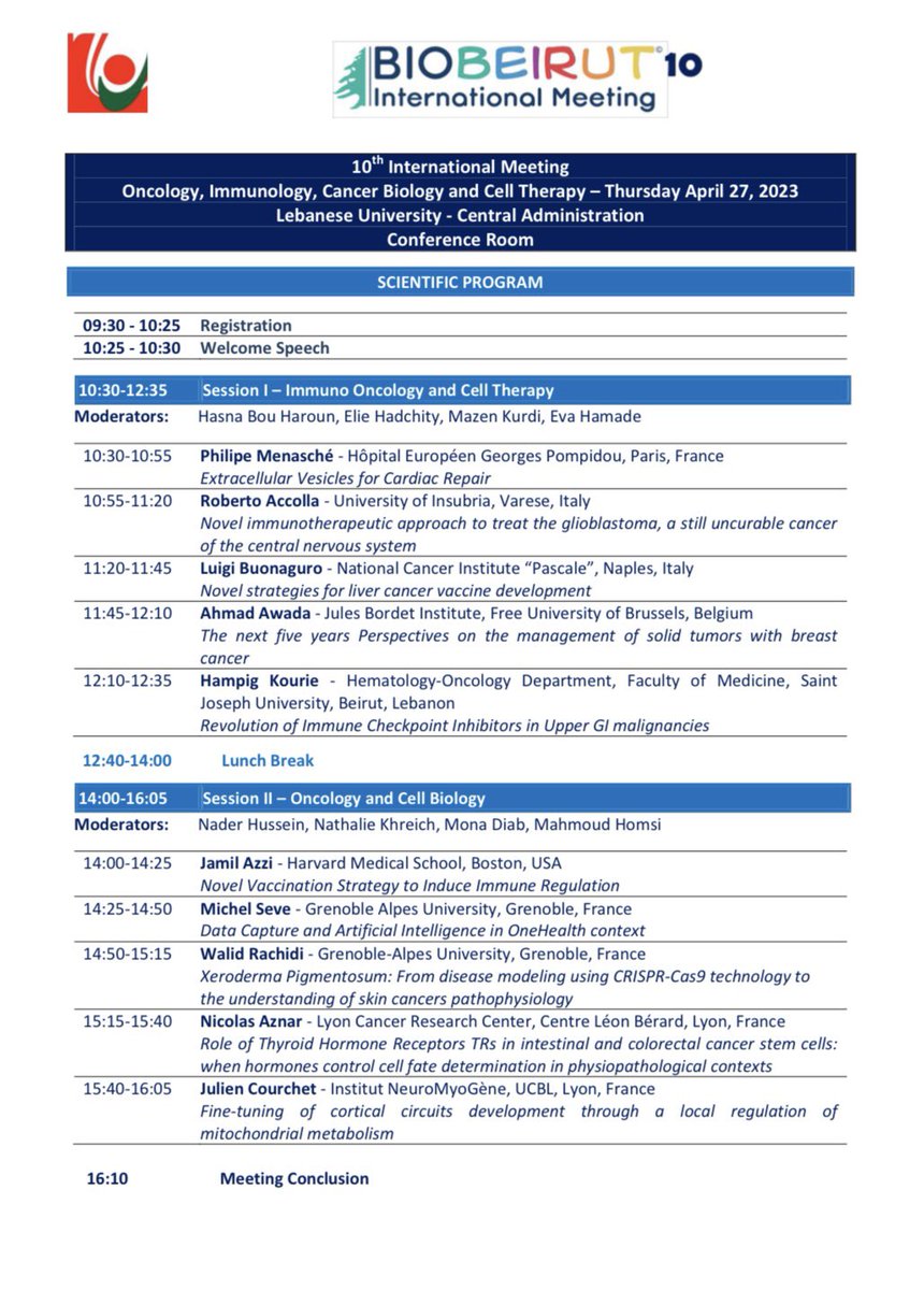 October 2019: BioBeirut 9 — chaos— April 2023: BioBeirut 10.
Idk but I feel so emotional to see that BioBeirut is back. I hope that Beirut will be back soon too 🇱🇧❤️ #biobeirut