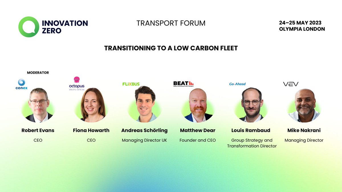 🚛 Interested in learning how public and private sector organisations partner with manufacturers and suppliers to reach zero fleet emissions? Visit #InnovationZero, May 25, for all the answers. ✍️ Register today ➡️ bit.ly/twitter-visitor #Transportation #emissions #netzero