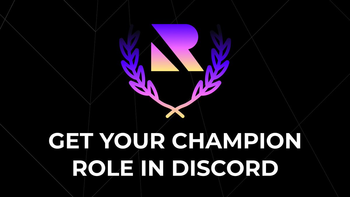 rehold_io's tweet photo. We are the champions! 🏆

Now you can get a 'Champion' role on our Discord automatically and earn 500 XP for our Sprint Quests just by opening one #Polygon Dual!

Join the quest here 👇
https://t.co/lS1jptjS6a