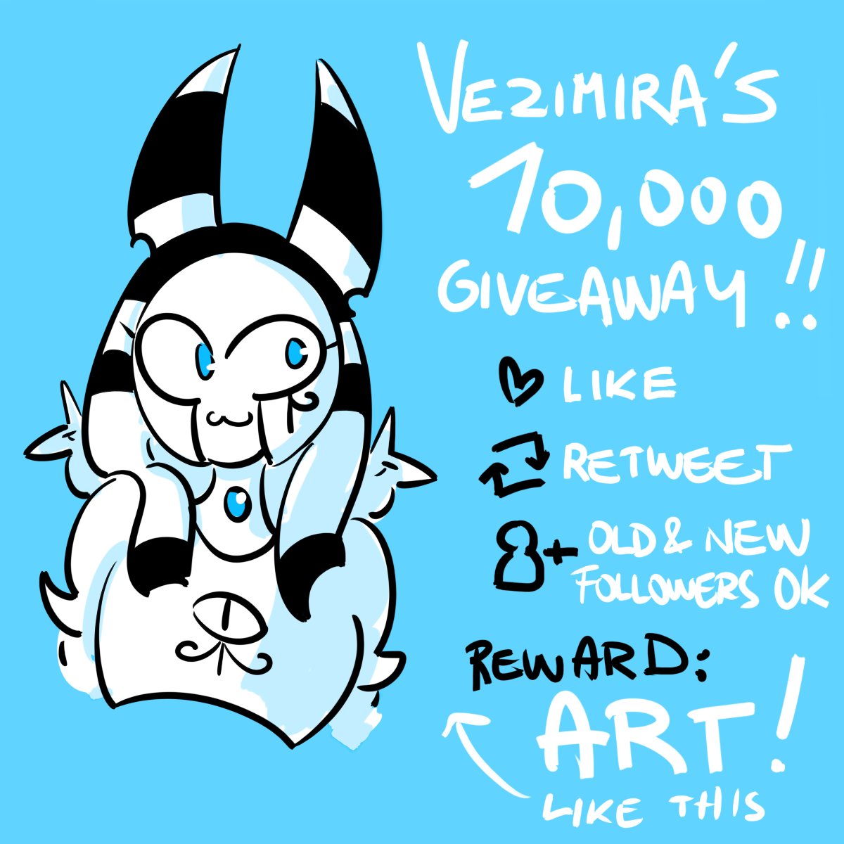 vezimira's tweet image. giveaway time at last! thank you for 10k :D