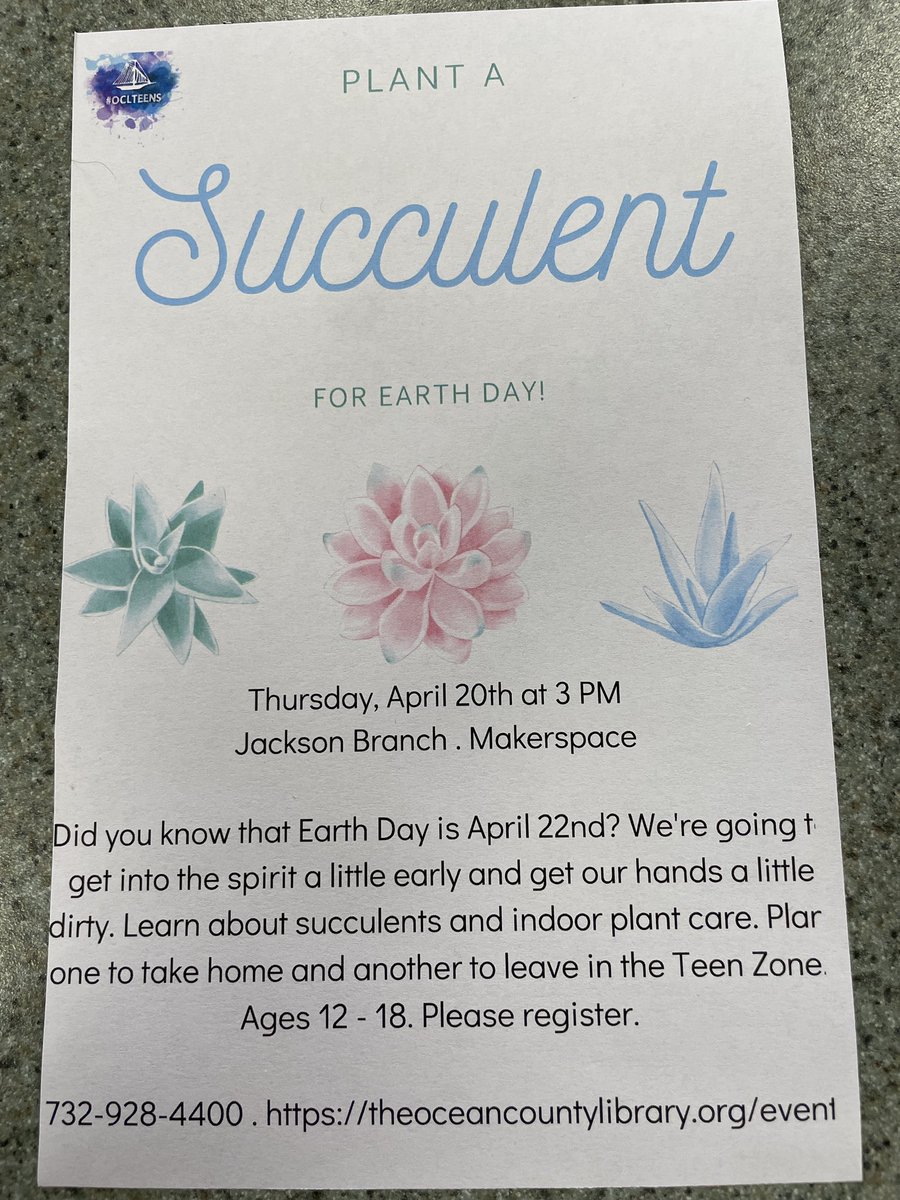 Today at the Jackson a branch of the <a href="/oceancountylib/">Ocean County Library</a>