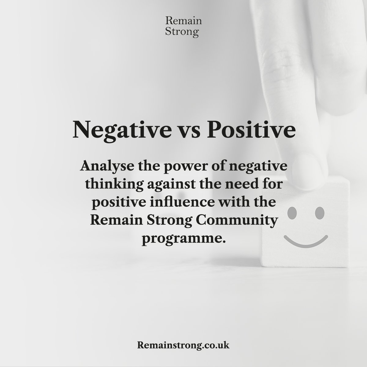 remainstronguk's tweet photo. The power of negative thinking versus the need for positive influenceโฆ
As part of our Community Programme we explore how the brain is wired and how we can rewire it to improve our lives.
๐ Find out more here: https://t.co/YatlY7QylI
#remainstrong #community #wellbeing https://t.co/EN6SfS8DTf