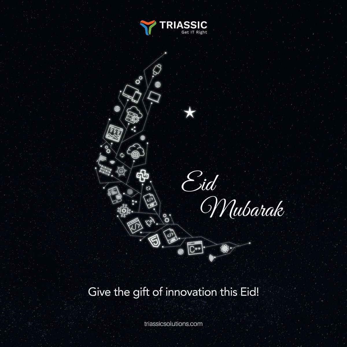 TriassicSolns's tweet photo. Give the gift of innovation this Eid
Wishing everyone a blessed and joyous Eid Mubarak from Triassic Solutions!
#EidMubarak #TriassicSolutions
#EidCelebrations #triassic #technoparktrivandrum #infoparkkochi #ai #iot #saas #softwaredevelopment #digitalhealthcare #healthtech https://t.co/7vfTxVW4P8