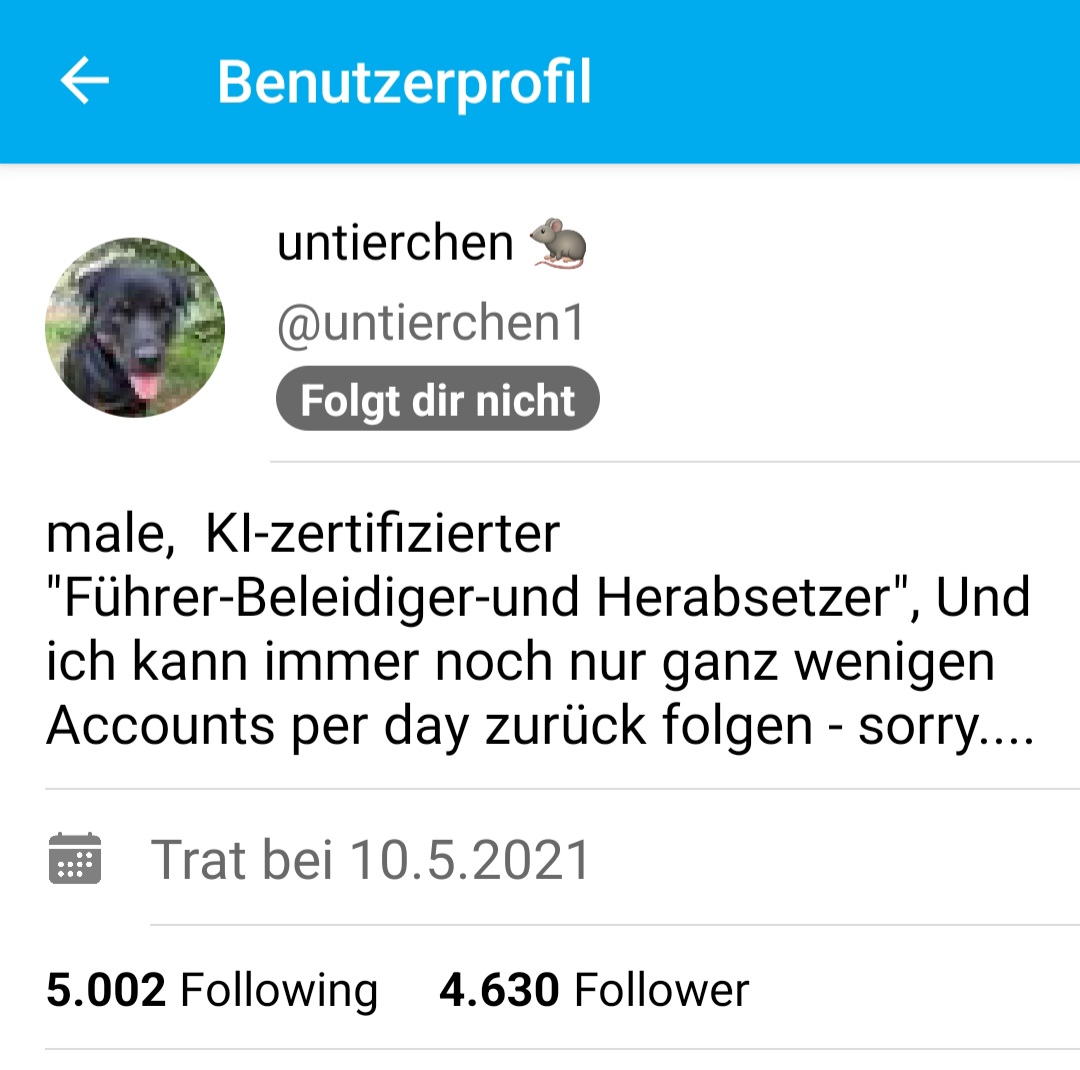 zukunft37's tweet photo. Was zum Teufel geht denn hier ab?
Gleich DREI tolle, nette Accounts und langjährige Follower von mir wurden gesperrt! 🥺
Dafür fehlt mir JEGLICHES VERSTÄNDNIS!!! 😖😤😡

#FreeKatinka
#FreeINE
#FreeUntierchen https://t.co/lmrrXHDSOC