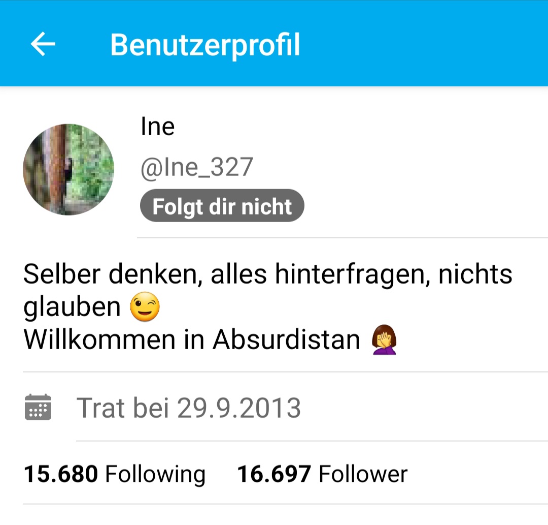 Was zum Teufel geht denn hier ab?
Gleich DREI tolle, nette Accounts und langjährige Follower von mir wurden gesperrt! 🥺
Dafür fehlt mir JEGLICHES VERSTÄNDNIS!!! 😖😤😡

#FreeKatinka
#FreeINE
#FreeUntierchen