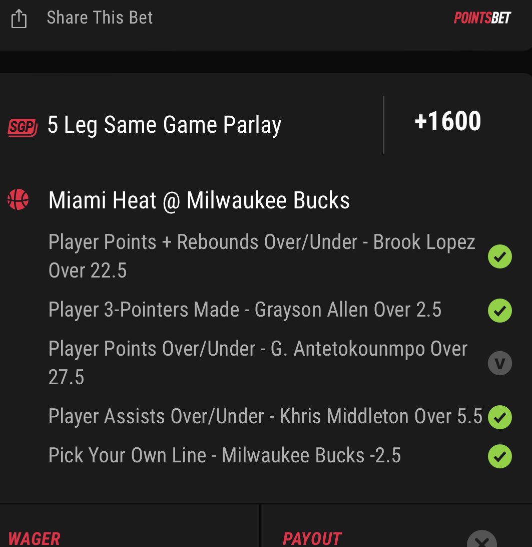 RedPandaCapital's tweet photo. Avoid @PointsBetUSA total trash and customer service is horrible as well. Giannis ruled out before the game. Every other leg hit. @PointsBetUSA voided the whole slip. 

#GambingTwitter https://t.co/uOc0lBRCcs