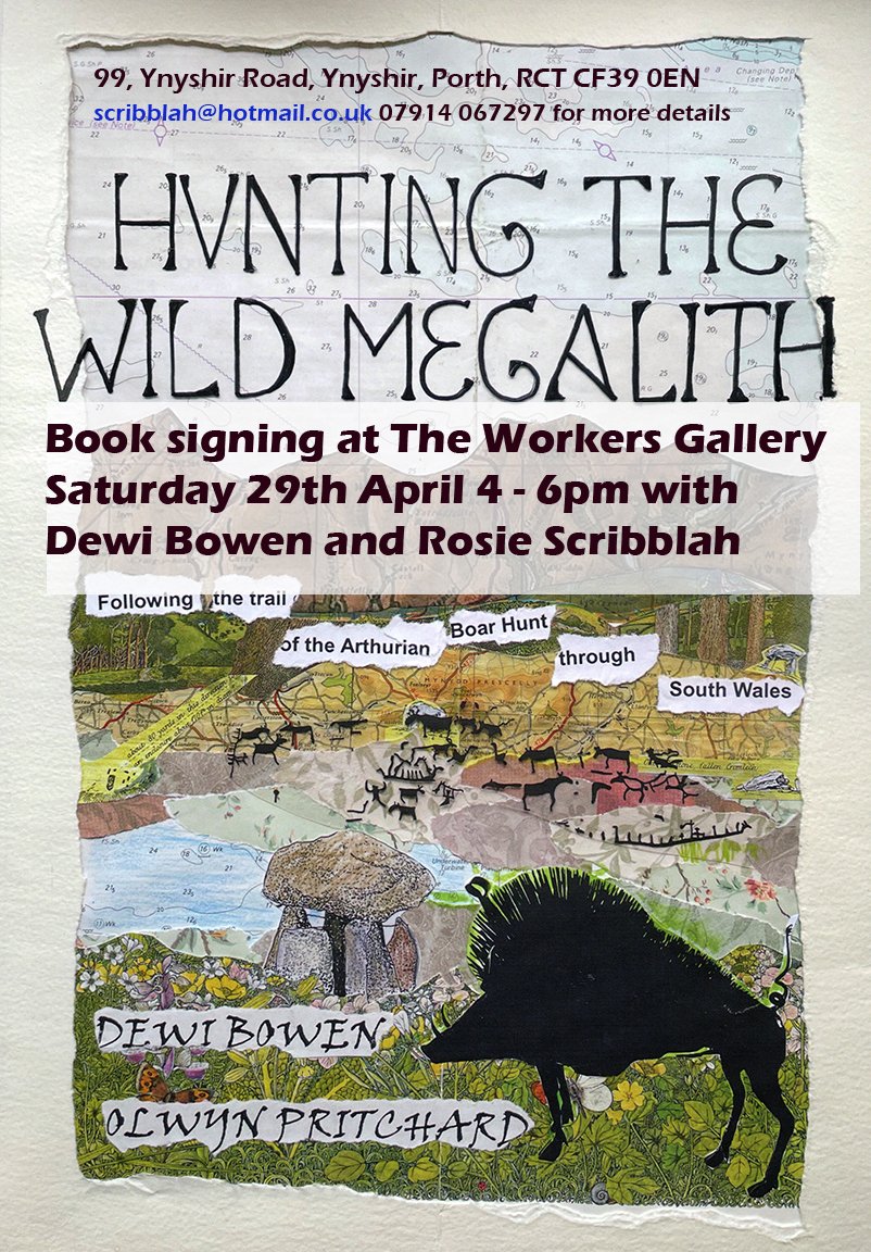 Saturday April 29th 16.00 - 18.00 at The Workers Gallery in Ynyshir. Book Signing. With Cake! @wood4tt workersgallery.co.uk
@CreativeRhondda #RhonddaCynonTaf